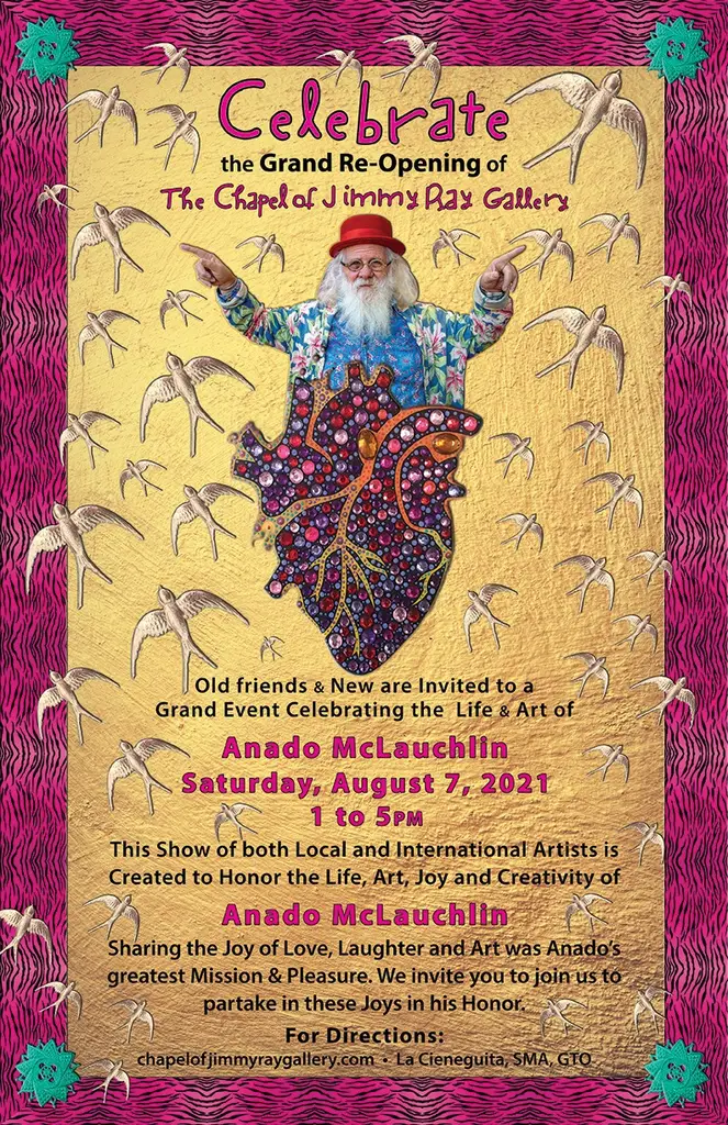 Grand re-opening of the Chapel of Jimmy Ray Gallery art exhibition.