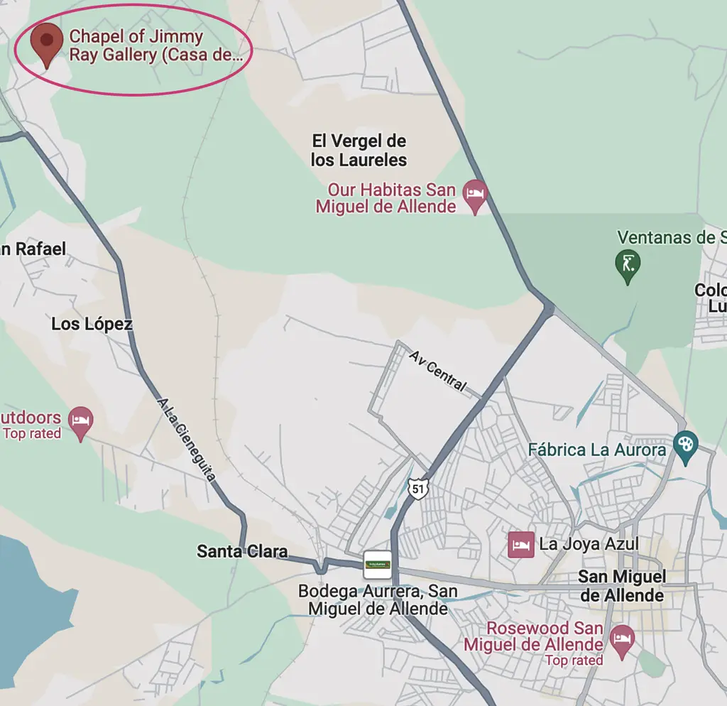 chapel-of-jimmy-ray-gallery-directions-from-san-miguel-allende View directions in Google Maps